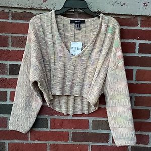 Forever 21 crop sweater small